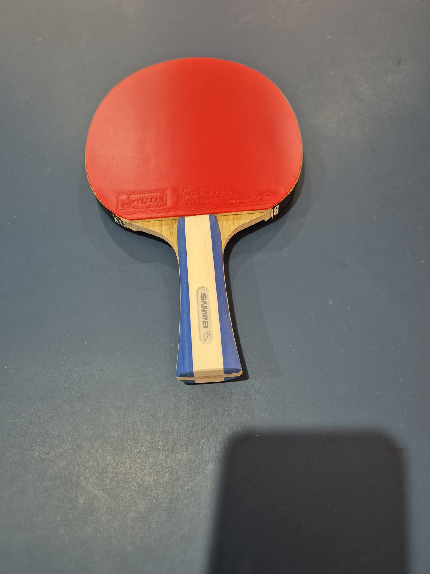 Custom Made Racket FL SANWEI 40+ with double V-15