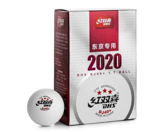 DHS DJ40+ 3-Star ITTF Tokyo Table Tennis Balls